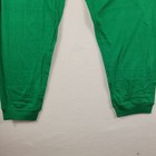 Green Pajama Pants Mens Xl Cotton Elastic Waist Jogger Cuffs Sleepwear   Lounge