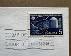 Canada First Day Cover Fdc 1966 Atoms For Peace Nuclear Power Reactor Cachet Art