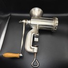 Vintage Manual Hand Crank Meat Grinder 