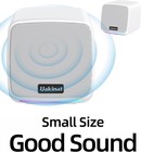 Usb Powered Desktop Computer Speakers For Pc Laptop Tablet Phone 3 5mm Aux White