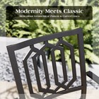 9 Pcs Outdoor Dining Set Patio Large Table Chairs Furniture Set Backyard Garden