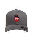 Canadian Pacific  cp  1960 s Beaver Shield Embroidered Flexfit L xl Cap Drk Gray