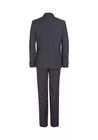 Van Heusen Size 14 Husky Boys 2-piece Black Pin Stripe Jacket   Pant Suit Nwt