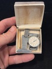 Mint Condition Vintage 1970s Zaria Zarya Medical Lapel Watch Original Box papers
