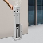 Commercial Cigarette Butt Receptacle Outdoor Standing Cigarette Butt Receptacle
