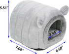 Hedgehog Bed Cave Nest Hideout Hamster Guinea Pigs Small Animals Cage Supplies