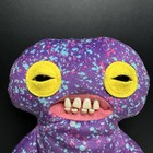Spin Master Fuggler 2023 Funny Ugly Monster Plush Doll Toy Purple Splatter 9 