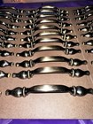 Lot Of 33  Vintage Brass 5 5    Cabinet Door Drawer Handles Pulls