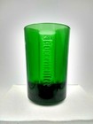 6 New Embossed Green Glass 1 Ounce Jagermeister Shot Glasses
