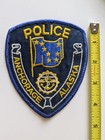 Anchorage Alaska Police Arm Patch With State Flag              4-7 8  By 4-1 16 