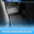Tpe Floor Mats F150 Super Crew 2015-2025 Allweather 1st 2nd Row Cargo Liner 3pcs