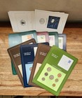 Lot Of  8  Coin Sets Of All Nations  - W  Card  - Excellent