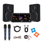 Inandon Home Complete Karaoke Machine 15 6  Touchscreen   2 Uhf Mic   2 Speaker