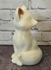 2025 Target Bullseye 5  Ceramic White   Bronze Fox Woodland Figurine Fall New