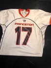 Game Worn Used Princeton Tigers Lacrosse Lax Jersey Size L Warrior  17