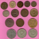 Russia Soviet Union Estonia Latvia 1915 1924 -39 - 1991 Lot Of 15 Coins 1687
