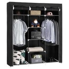 Portable Closet Wardrobe Clothes Rack Storage Organizer Shelf Durable New
