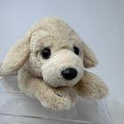 Fao Schwarz Golden Labrador Retriever Puppy Plush Brown Laying Dog Lovey Toy 15 