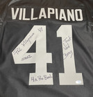 Oakland Raiders Phil Villapiano  41 Signed Multi Inscribed Jersey Psa Exclusive