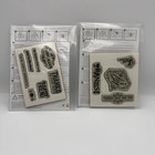 Stampin Up Lot Of 2 Simply Wonderful And Vintage Verses  11 Stamps 