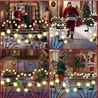 12 Pack Solar Garden Lights Outdoor  12 Pack 96led Swaying Light  Warm White