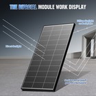 200w Bifacial Solar Panel 12v Mono 18bb High-efficiency Pv For Home rv off-grid