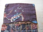 Vintage Antique Sewing Pouch - Very Early Fabric-handmade