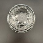 American Brilliant Cut Glass Vanity Puff Jar With Lid Wheel Flowers Vines Abp