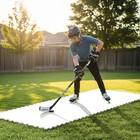 20 Pack Hockey Flooring Tiles Dryland Synthetic Ice Tiles For Outdoor Ice Rink