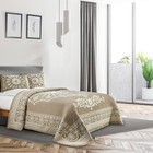 Luxurious Bedspread Set W  Pillow Shams Soft Cotton Polyester Jacquard Bedding