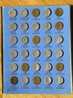 50 Coin Partial Set 1909 - 1940 Lincoln Wheat Cent In Whitman Folder  9004