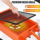 20 17gal Electric Oil Drain Pan W  110v Pump   Hose Low Profile Oil Drain Cart