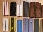 Mega Lot  Vintage Soviet Ussr Russian Military Shoulder Boards  Patches  Badges 