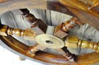 Handmade 24 Inch Vintage Wooden Ship Wheel Nautical Boat Ship Wheel Wall Decor