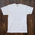Oneita Blank Vintage White T Shirt Mens 90s Essential Lot Rap Single Stitch Rare