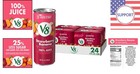 Delicious Strawberry Banana 100  Fruit   Veg Juice - Low Sugar 24 Pack