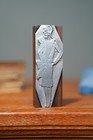 Vintage Art Deco Letterpress Printing Block Dress Antique Wood Fashion