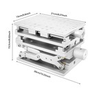 Xyz 3 Axis Moving Table Portable Slide Table Manual Translation Stage Test Stand