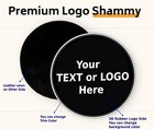 Rubber Back Custom Bowling Leather Shammy     Personalized Logo     Pack Of 1 To 100