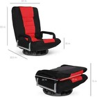 Swivel Gaming Chair 360 Degree Multipurpose Floor Chair Rocker W lumbar Support