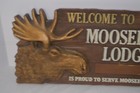Vintage Moosehead Beer Sign Canadian Welcome Moosehead Lodge 3d Customizable