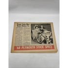 Feb 16 1968 National Dragster News - Vintage Drag Racing Publication Orange Cnty