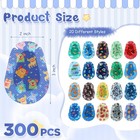 300 Pcs Adhesive Eye Patches For Kids Boys 20 Styles Breathable Boy Eye Patch   
