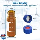 Four E s Scientific 2ml Autosampler Vials 1000 Pack - Hplc Vial   9-425 Amber