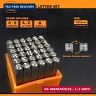 Owden Professional 36pcs  Steel Metal Stamping Tool Set  1 8   3mm steel Number