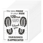 120 Pcs Paper Floor Mats For Cars  16 x20  Disposable Car Floor Mats - 120 Pack