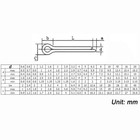 Split-pins   Split Cotter Pins M1 - M10 Stainless Steel A2-marine Grade  304 