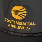 Continental Airlines Vintage Black Baseball Cap By Sportcap  size Osfa 