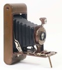 C20208  Kodak Rainbow Hawk-eye No  2a Folding Special Camera     Working