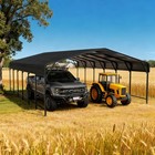 Pabimia 20x30 Ft Heavy-duty Metal Carport  Outdoor Galvanized Steel Shelter